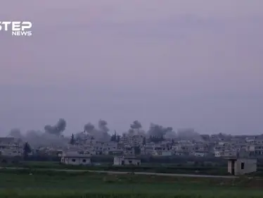 قصف مكثف من قوات النظام على مدينة كفرزيتا بريف حماة الشمالي - وكالة ستيب نيوز