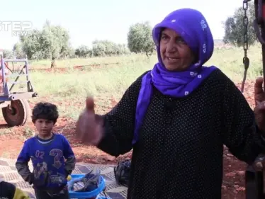 حملة تطوعية غربي حلب لإغاثة مهجري أرياف إدلب وحماة إثر الهجمة الأخيرة - وكالة ستيب نيوز