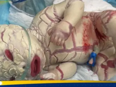 في حالة نادرة.. ولادة طفل عراقي بقشر سمكة (صورة) - وكالة ستيب نيوز