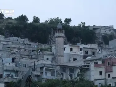 أذان المغرب من مسجد بداما الكبير غرب إدلب - وكالة ستيب نيوز