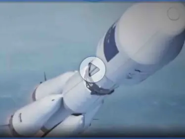 سقوط الصاروخ الصيني بمنطقة غير مأهولة قرب الدول العربية.. فيديو للحظات الأخيرة قبل سقوطه (فيديو) - وكالة ستيب نيوز