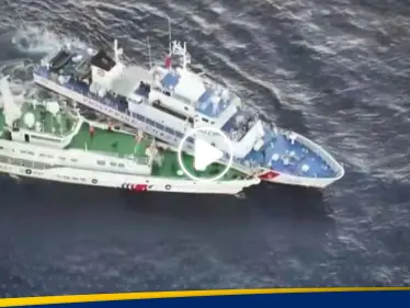 شاهد|| حادث "خطير" في بحر الصين.. اصطدام سفينتين عسكريتين فيلبينية وصينية - وكالة ستيب نيوز