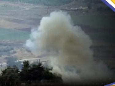 بالفيديو|| اللحظات الأولى بعد استهداف حزب الله جرافة إسرائيلية على الحدود - وكالة ستيب نيوز