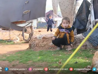 أوضاع مزرية يعيشها أهالي مخيم الأبيض بريف حلب جراء نقص الرعاية الصحية والخدمات - وكالة ستيب نيوز