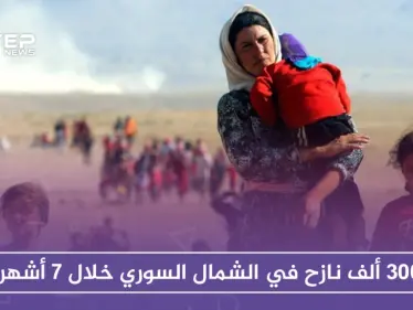 قرابة 300 ألف نازح في الشمال السوري منذ توقيع اتفاق سوتشي - وكالة ستيب نيوز