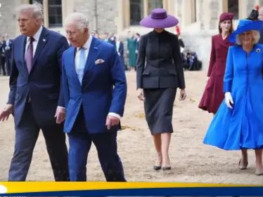 هدايا ثمينة وعرض جوي مبهر.. تفاصيل زيارة ترامب إلى الملك تشارلز الثالث - وكالة ستيب نيوز