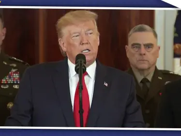 عاجل||ترامب يلقي كلمته الأولى عقب الهجوم الصاروخي الإيراني.. وهذا ما جاء فيها! - وكالة ستيب نيوز