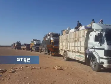 خروج الدفعة الثامنة من مخيم الركبان باتجاه مناطق سيطرة قوات النظام - وكالة ستيب نيوز