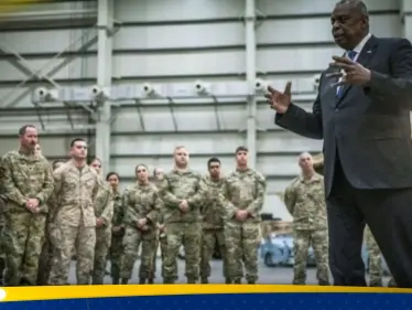 وزير الدفاع الأمريكي يزور حاملة الطائرات "جيرالد فورد" قبالة إسرائيل - وكالة ستيب نيوز