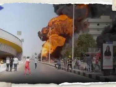 بالفيديو|| انفجار هائل والدخان يغطي سماء منطقة المعنا المصرية والسُلطات تكشف التفاصيل - وكالة ستيب نيوز