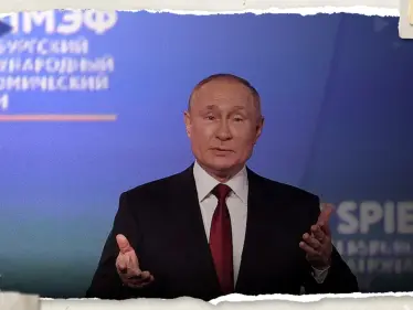 بالفيديو|| بوتين يقطع كلمته في سان بطرسبورغ ويخاطب تبون.. ماذا قال؟ - وكالة ستيب نيوز