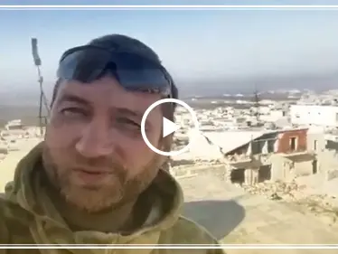 بالفيديو|| صحفي روسي يصوّر "سيلفي" من على سطح أكبر مساجد جرجناز - وكالة ستيب نيوز