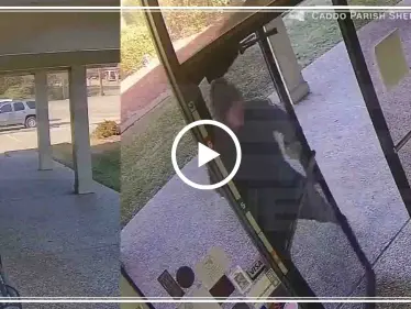 بالفيديو|| مشاهد مضحكة لـ "لص غبي" وهو يسرق بنك - وكالة ستيب نيوز