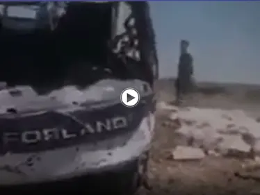 بالفيديو|| فرقة ماهر الأسد توثق ما حل بآلياتها في درعا بعد تعرضها لهجومٍ مسلح - وكالة ستيب نيوز