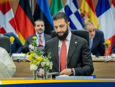 الشرع يطالب أوروبا بموقف ضد إسرائيل ويطرح مبادرة 