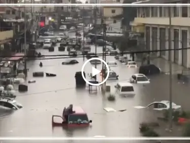 #لبنان_يغرق.. سيدات تجرفهم السيول وأخريات عالقات بمركباتهن (فيديو) - وكالة ستيب نيوز