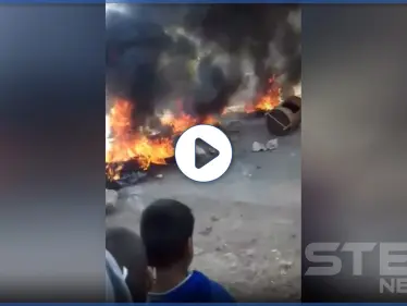 بالفيديو|| حرق إطارات ومظاهرات.. الأهالي غاضبون من تحرير الشام بسبب معبر الغزاوية - وكالة ستيب نيوز