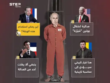 كييف وصفته بالتاريخي وموسكو شبهته بورق المرحاض .. الردود الدولية على قرار "الجنائية" لاعتقال بوتين - وكالة ستيب نيوز