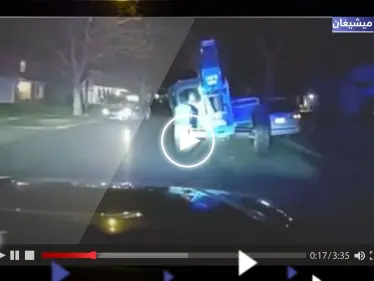 شاهد|| طفل يقود شاحنة مسروقة يجرّ الشرطة الأمريكية في مطاردة عبر آن أربور - وكالة ستيب نيوز