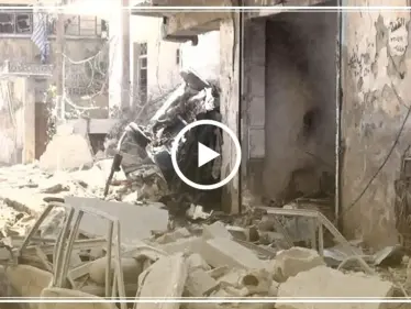 المشاهد الأولى للقصف الجوي على مدينة أريحا مخلفاً قتلى وجرحى بصفوف المدنيين - وكالة ستيب نيوز