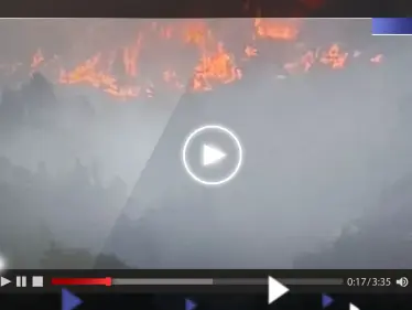 شاهد|| حريق هائل في إحدى جزر الكناري يجبر إسبانيا على إجلاء آلاف السكان - وكالة ستيب نيوز