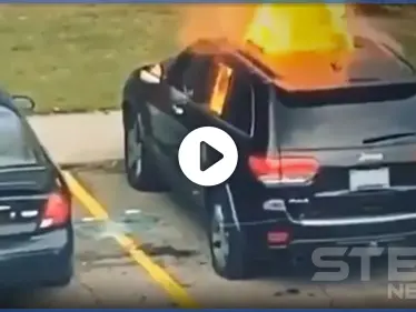 بالفيديو|| فتاة أمريكية تنتقم من حبيبها السابق بإضرامها النيران بسيارته وكادت تخسر روحها - وكالة ستيب نيوز