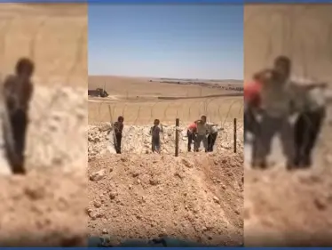 بالفيديو|| أطفال يرقصون على نغمات "الراب" بالقرب من سواتر نقطة أمريكية شمال سوريا - وكالة ستيب نيوز