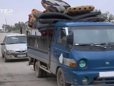 مع بدء معركة حلب, شاهد نزوح مئات المدنيين من ريف حلب الغربي - وكالة ستيب نيوز