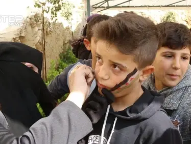 احتفالية بعنوان "مشوار الفرح" بمناسبة يوم اليتيم العالمي في بلدة قاح شمالي إدلب - وكالة ستيب نيوز