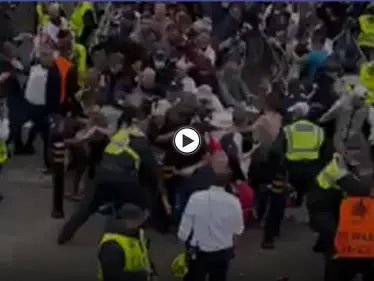 بالفيديو|| شغب في لندن قبل ساعات من مواجهة نارية بين إنكلترا وإيطاليا في نهائي بطولة يورو 2020 - وكالة ستيب نيوز