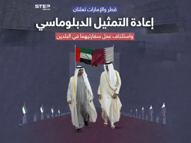 الإمارات وقطر تعيدان فتح السفارتين مع تحسن العلاقات الخليجية العربية بعد سنوات من الخلاف - وكالة ستيب نيوز