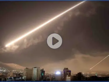 بالفيديو || سلسلة غارات إسرائيلية على مواقع للميليشيات الإيرانية بريف دمشق - وكالة ستيب نيوز