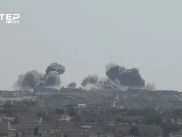 شاهد القصف الجوي على مدن وبلدات جنوب إدلب - وكالة ستيب نيوز