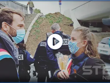 بالفيديو || قرار فرنسي يمنع إطعام المهاجرين في كاليه وناشطون يحتجون - وكالة ستيب نيوز