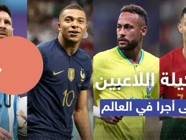 بمشاركة ميسي ورونالدو.. تشكيلة اللاعبين الأعلى أجراً في العالم - وكالة ستيب نيوز