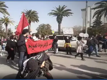 بالفيديو || احتجاجات السبت تنطلق في العاصمة تونس وسط تشديدات أمنية مكثّفة - وكالة ستيب نيوز