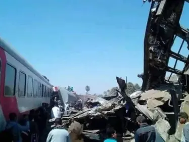 النيابة العامة المصرية تكشف عن مفاجأة خلال التحقيق بحادثة اصطدام قطاري سوهاج - وكالة ستيب نيوز