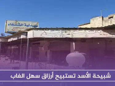 شبيحة الأسد تستبيح الممتلكات في سهل الغاب .. قلعة المضيق مثالًا - وكالة ستيب نيوز