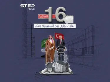 أبرزها في الصناعة والعقارات.. 16 اتفاقية تعاون تجاري بين السعودية وتركيا - وكالة ستيب نيوز