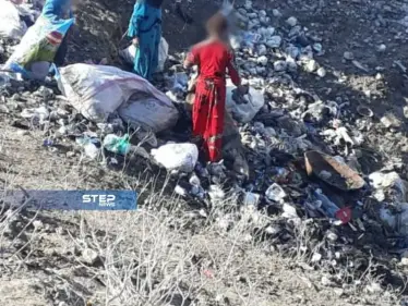 مكبات القمامة، وجهة عشرات الأطفال من أبناء المخيمات بدير الزور - وكالة ستيب نيوز