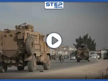 شاهد دخول تعزيزات عسكرية تركية جديدة نحو محافظة إدلب قادمة من تركيا - وكالة ستيب نيوز