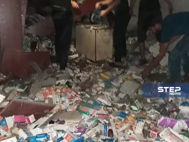 الصور الأولية لانفجار عبوة ناسفة داخل صيدلية بريف حلب الغربي - وكالة ستيب نيوز