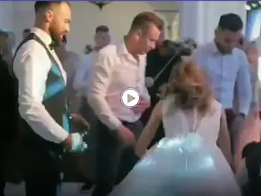 بالفيديو|| الكاميرا تلتقط لحظات مروّعة أثناء إصابة عريس بالشلل خلال زفافه وردة فعل العروس - وكالة ستيب نيوز