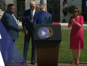 بالفيديو|| حركة لـ بايدن داخل حديقة البيت الأبيض تثير تفاعلاً كبيراً - وكالة ستيب نيوز