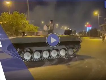 فيديو لـ جندي عراقي يفحط بدبابة وسط الشارع بعد محاولة اغتيال الكاظمي يثير ضجةً كبيرة بالبلاد - وكالة ستيب نيوز