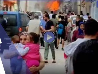 بالفيديو|| تحطم طائرة تدريب تركية واحتراقها بين المنازل في ولاية بورصة ومقتل طاقمها - وكالة ستيب نيوز