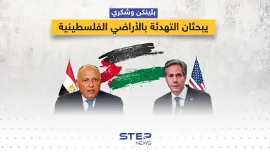وزراء خارجية أمريكا ومصر يبحثان التهدئة بالأراضي الفلسطينية في القاهرة