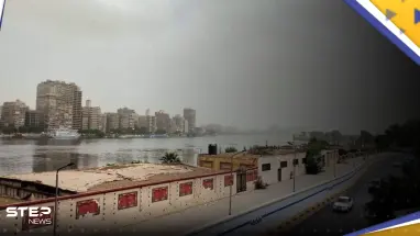 شاهد|| العاصفة دانيال تبدأ تأثيرها على العاصمة المصرية