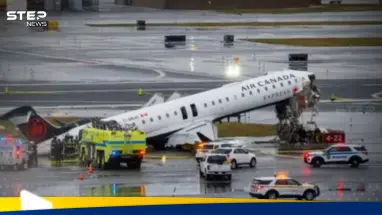 اصطدام طائرة