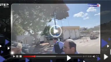 بالفيديو|| هروب عضو الكنيست داني دانون لحظة سقوط صاروخ على سديروت